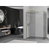 Mexen Kioto Walk-in dušo siena 180 x 100 cm, skaidri, šlifuota auksinė - 800-180-202-55-00-100