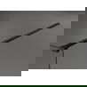 Mexen Kioto dušo sienelė 70 x 200 cm, Skaidrus/Baltas raštas 8 mm, Juoda - 800-070-101-70-97
