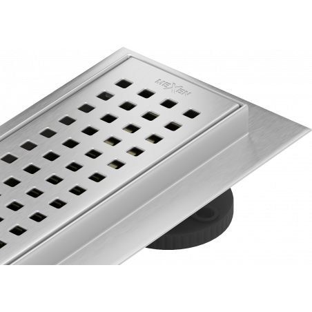 Mexen Flat 360° M08 linijinis pasisukantis nutekamasis latakas 100 cm, inoksas - 1025100-40