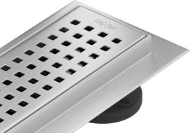 Mexen Flat 360° M08 linijinis pasisukantis nutekamasis latakas 100 cm, inoksas - 1025100-40