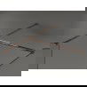 Mexen Kioto walk-in dušo siena 170 x 80 cm, skaidri, rožinė auksinė - 800-170-202-60-00-080