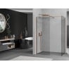 Mexen Kioto dušo siena Walk-in 170 x 90 cm, skaidrus, rožinis auksas - 800-170-202-60-00-090