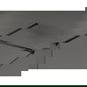 Mexen Kioto Walk-in dušo sienelė 100 x 85 cm, permatoma, juoda - 800-100-202-70-00-085