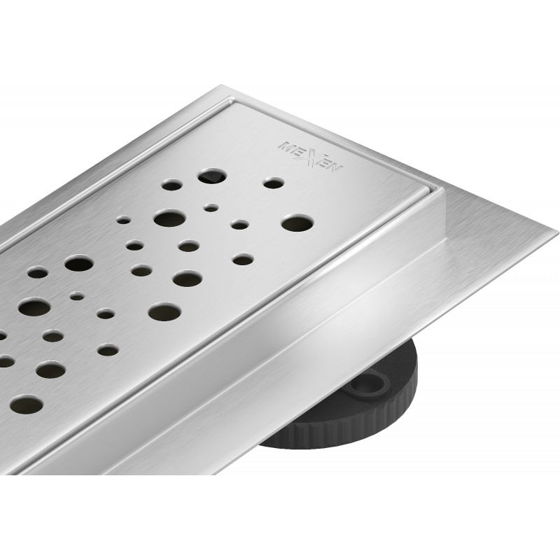Mexen Flat 360° M12 rotacinis linijinis nutekėjimas 60 cm, nerūdijantis plienas - 1021060-40