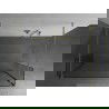 Mexen Kioto dušo sienelė laisvai pastatoma 150 x 30 x 30 cm, skaidri, auksinė šlifuota - 800-150-030-222-55-00-030
