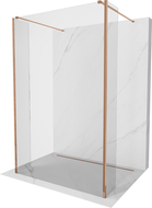 Mexen Kioto laisvasta prausimosi sienelė 100 x 30 x 30 cm, skaidri, rožinė auksinė - 800-100-030-222-60-00-030