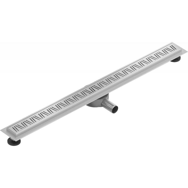 Mexen Flat 360° M22 paslankus linijinis nutekėjimas 80 cm, inox - 1029080-40