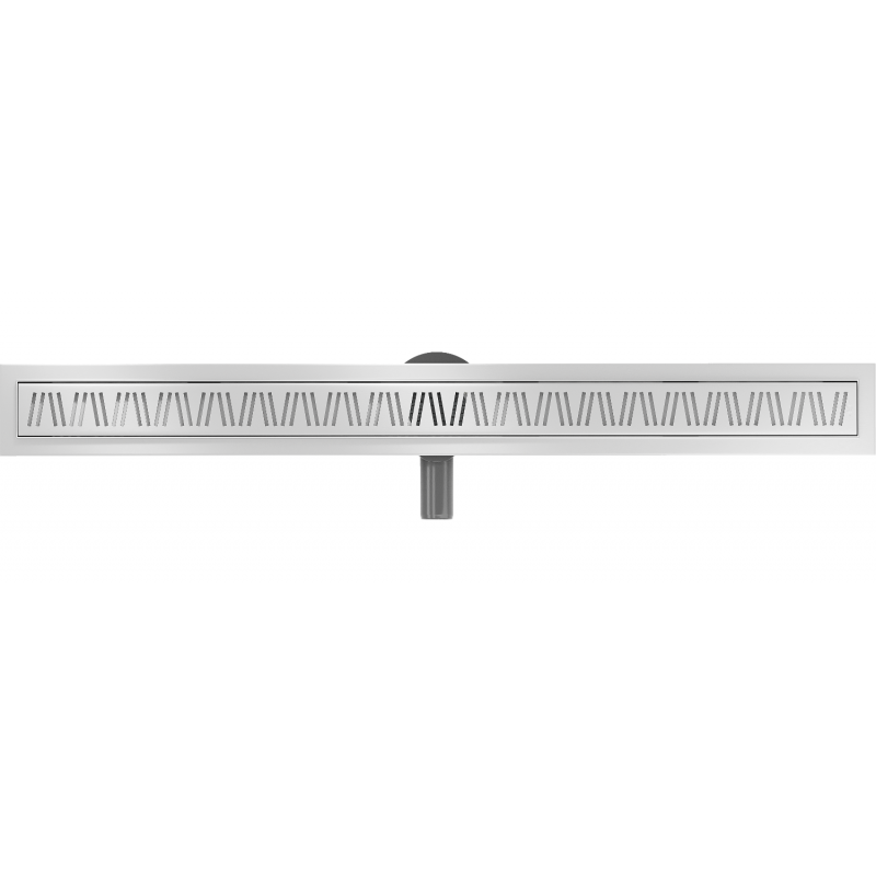 Mexen Flat 360° M22 paslankus linijinis nutekėjimas 80 cm, inox - 1029080-40