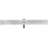 Mexen Flat 360° M22 linijinis nutekėjimas su pasukamu sifonu 100 cm, inox - 1029100-40