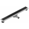 Mexen Flat 360° MGB sukamasis linijinis nuotekų latakas 50 cm, juodas stiklas - 1026050-40