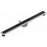 Mexen Flat 360° MGB rotacinis linijinis nutekėjimo takas 80 cm, juodas stiklas - 1026080-40