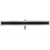 Mexen Flat 360° MGB pasukamas linijinis nutekėjimas 80 cm, juodas stiklas - 1026080-40