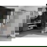 Mexen Kioto Walk-in sprendimas 170 x 100 cm, skaidrus, juodas - 800-170-202-70-00-100