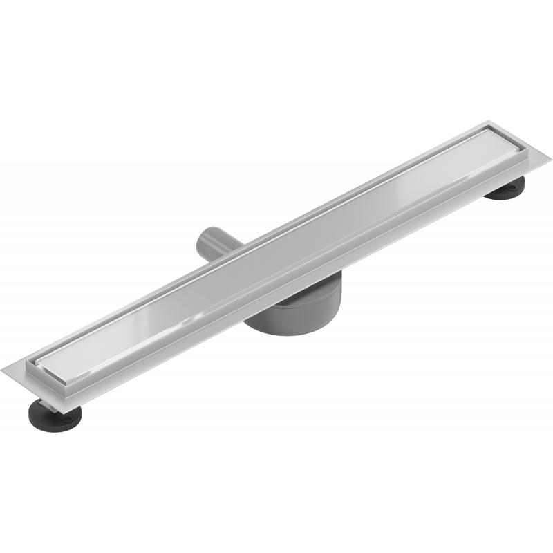 Mexen Flat 360° MGW pasukama linijinė nutekėjimo anga 60 cm, baltas stiklas - 1027060-40