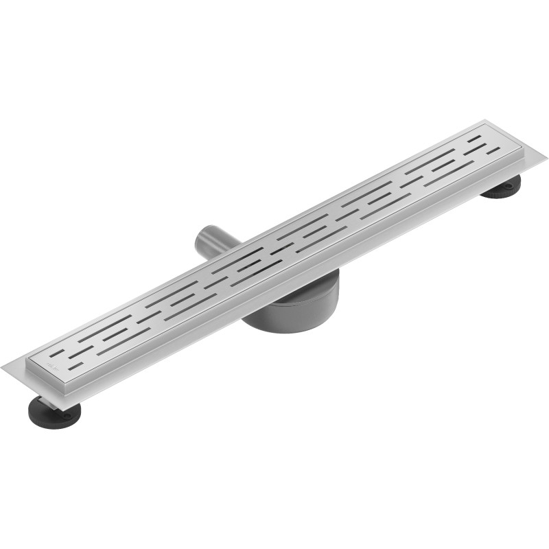 Mexen Flat 360° M01 rotacinė linijinė nuotekų sistema 60 cm, inox - 1020060-40