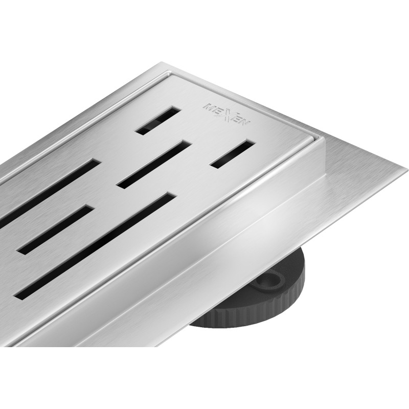 Mexen Flat 360° M01 rotacinė linijinė nuotekų sistema 60 cm, inox - 1020060-40