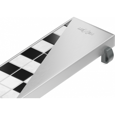 Mexen Flat M13 maskuojantis dangtelis 2 viename linijiniam nutekėjimui 70 cm, nerūdijantis plienas - 1019070