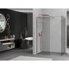 Mexen Kioto dušo sienelė Walk-in 100 x 95 cm, permatoma, šlifuoti vario atspalviai - 800-100-202-65-00-095