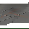Mexen Kioto Walk-in dušo sienelė 140 x 70 cm, skaidri, šlifuota varis - 800-140-202-65-00-070