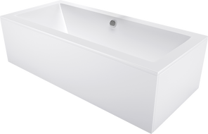Mexen Cube stačiakampė vonia 170 x 80 cm su korpusu, Balta - 55051708000X