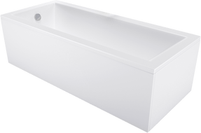 Mexen Cubik stačiakampė vonia 170 x 70 cm su korpusu, Balta - 55031707000X