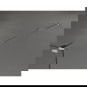 Mexen Kioto dušo pertvara Walk-in 130 x 85 cm, permatoma, chromuota - 800-130-212-01-00-085