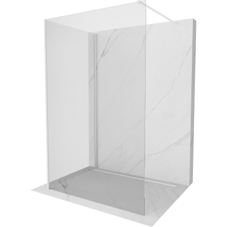 Mexen Kioto Walk-in dušo sienelė 90 x 70 cm, skaidri, balta - 800-090-212-20-00-070