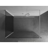 Mexen Kioto Dušo siena Walk-in 140 x 120 cm, permatoma, balta - 800-140-212-20-00-120