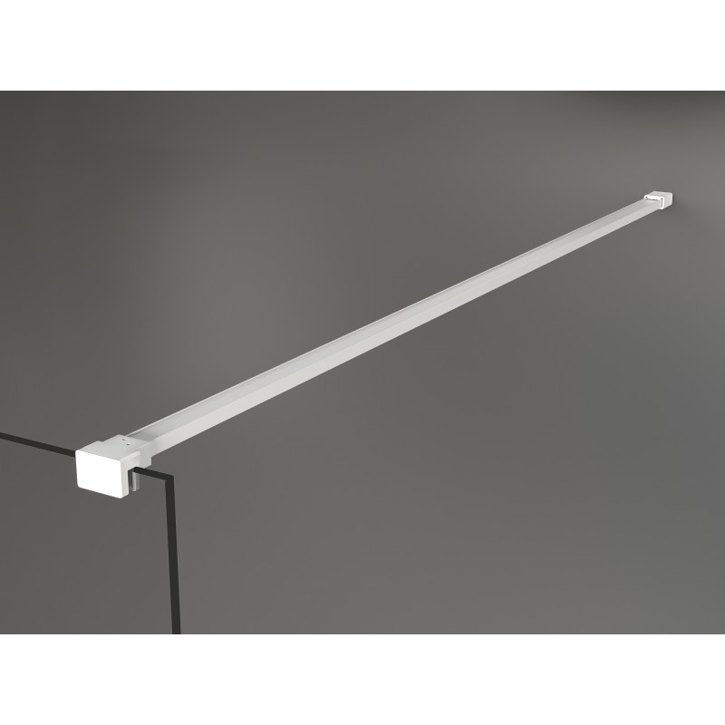 Mexen Kioto dušo siena Walk-in 130 x 115 cm, skaidri, balta - 800-130-212-20-00-115