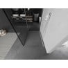 Mexen Kioto walk-in dušo siena 90 x 90 cm, juodas raštas, baltas - 800-090-212-20-70-090