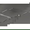 Mexen Kioto Walk-in dušo siena 140 x 90 cm, juodas raštas, šveitimas nikelis - 800-140-202-97-70-090