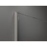 Mexen Kioto dušo siena Walk-in 120 x 100 cm, juodas raštas, šukuotinis nikelis - 800-120-202-97-70-100