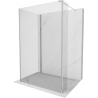 Mexen Kioto dušo siena Walk-in 130 x 90 x 30 cm, skaidrus, chrom - 800-130-090-221-01-00-030