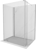 Mexen Kioto dušo stiklas Walk-in 140 x 85 x 40 cm, skaidrus, chrom - 800-140-085-221-01-00-040
