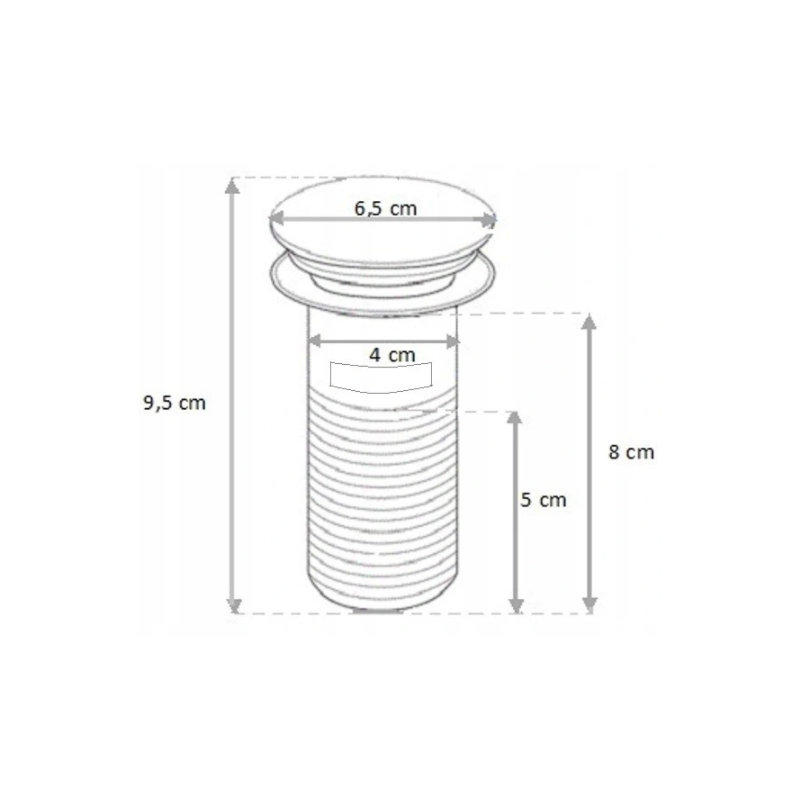 Mexen pusinis kvadratinis kriauklės sifonas su keraminio "klik-klak" užraktu, be persipylimo, juodas - 7991060-75