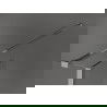 Mexen Kioto dušo stiklas Walk-in 140 x 85 x 40 cm, skaidrus, chrom - 800-140-085-221-01-00-040