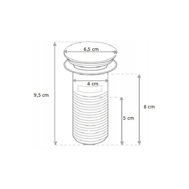 Mexen pusiau sifonas kvadratinis su klik-klak kamščiu, su persipylimu, juodas - 7992060-70