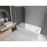Mexen Felix vonios pertvara 1-durys 70 x 140 cm, grafitas, chromas - 890-070-001-01-40