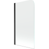 Mexen Felix voniai skirtas viensparnis ekranas, 70 x 140 cm, skaidrus, juodas - 890-070-001-70-00