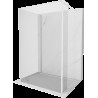 Mexen Kioto sienelė dušui Walk-in 135 x 110 x 30 cm, skaidri, balta - 800-135-110-221-20-00-030