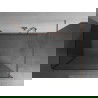 Mexen Kioto walk-in dušo sienelė 125 x 70 cm, skaidri, šlifuota varis - 800-125-212-65-00-070