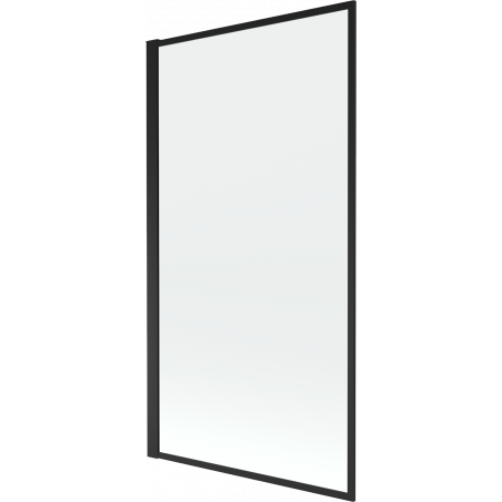 Mexen Alex vieno skydelio vonios ekranas 70 x 140 cm, juodas rėmelis - 893-070-001-70-70