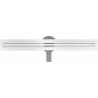 Mexen Flat 360° Slim linijinis pasukamasis nutekėjimas 70 cm, baltas - 1241070