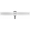 Mexen Flat 360° Slim pasukamas linijinis vandens nutekėjimas 70 cm, baltas - 1241070