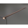Mexen Kioto dušo siena "Walk-in" 130 x 90 cm, permatomas, šlifuota varis - 800-130-212-65-00-090
