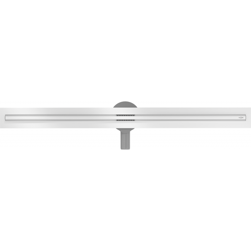 Mexen Flat 360° Slim 110 cm ilgio pasukamas linijinis nutekėjimas, baltas - 1241110