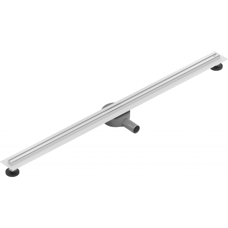 Mexen Flat 360° Slim sukamas linijinis nutekėjimas 120 cm, baltas - 1241120