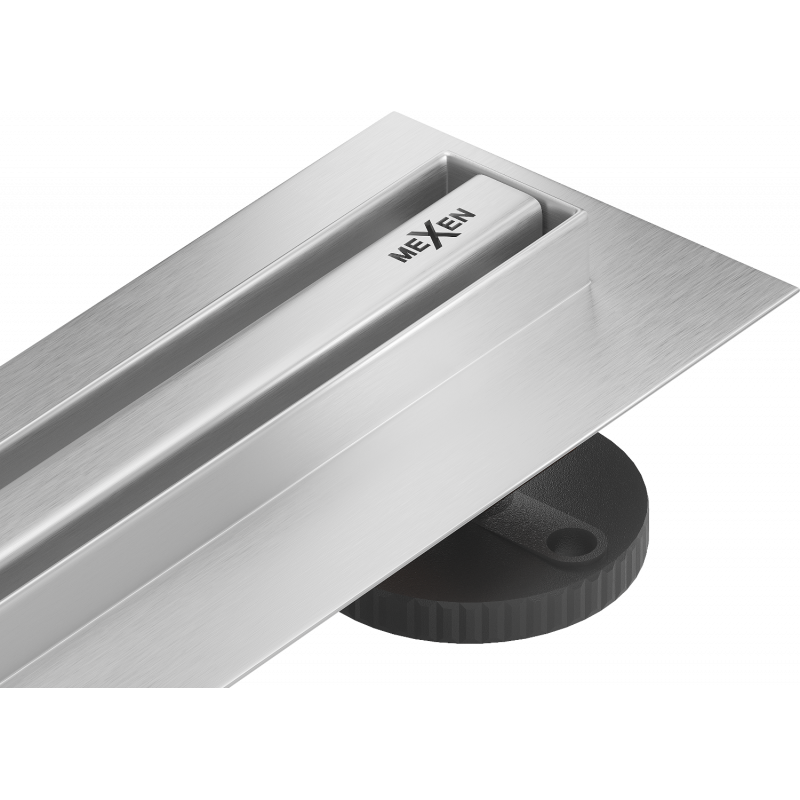 Mexen Flat 360° Slim linijinis rotacinis nutekėjimas 90 cm, Chromo - 1041090