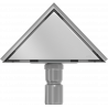 Mexen Flat-T M13 trikampis grindų latakas 20 x 20 cm, inox - 1010320