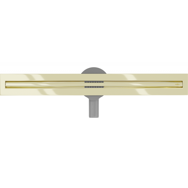 Mexen Flat 360° Slim 60 cm ilgio, auksinė rotacinė linijinė nutekėjimo sistema - 1541060